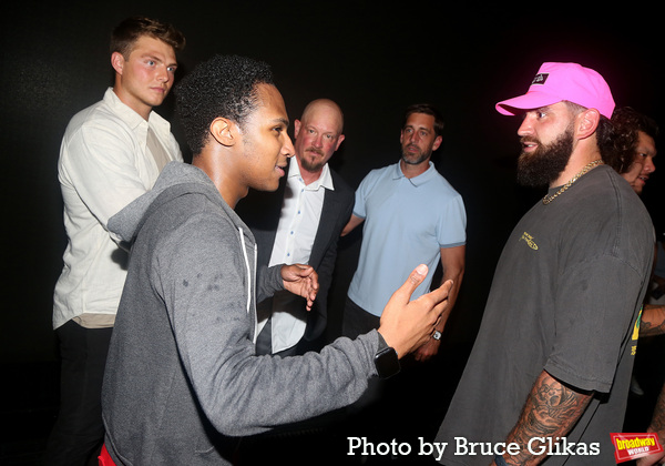 Photos: Aaron Rodgers & The New York Jets Visit MJ for HARD KNOCKS Finale Image