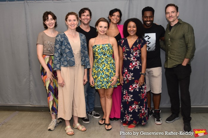 Photos: The Company of PARTNERSHIP Meets the Press Image