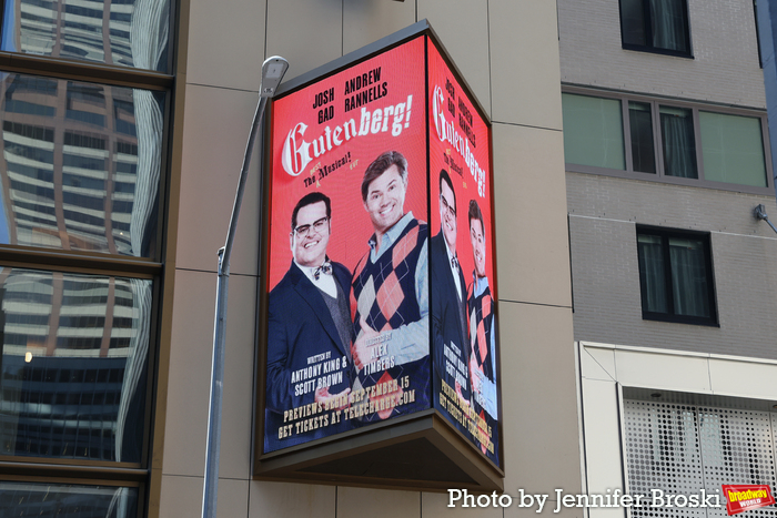 Up on the Marquee: GUTENBERG! THE MUSICAL! Image