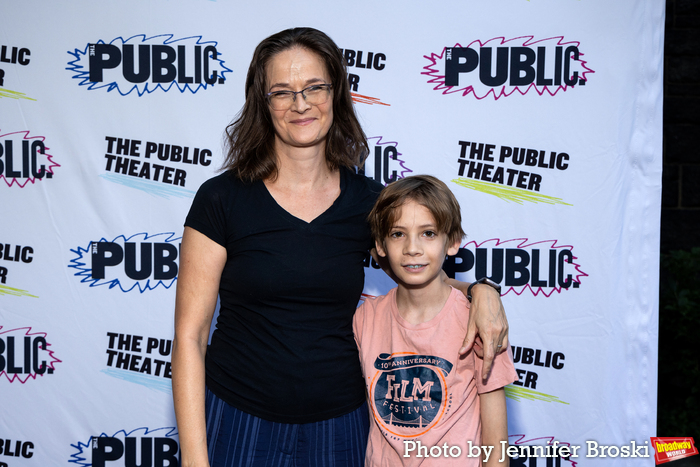 Enid Graham and her son Photo