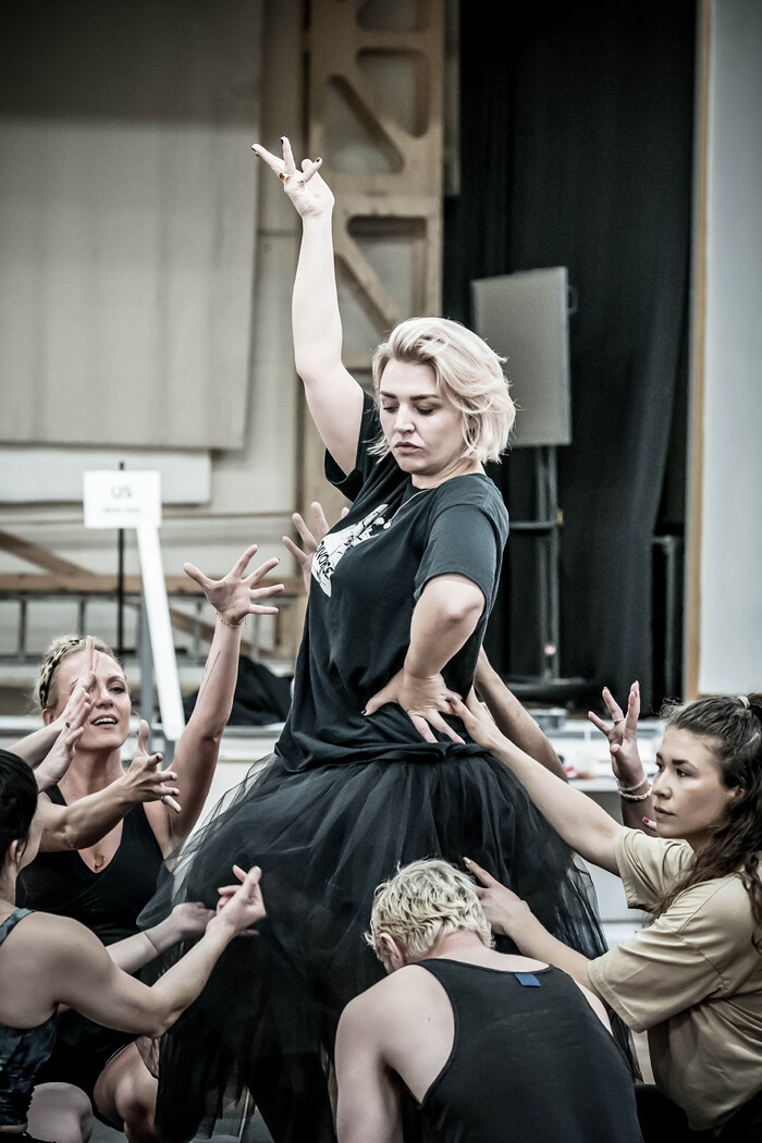 Photos: First Look at Jake Shears and Rebecca Lucy Taylor in Rehearsal For CABARET at the Kit Kat Club Image
