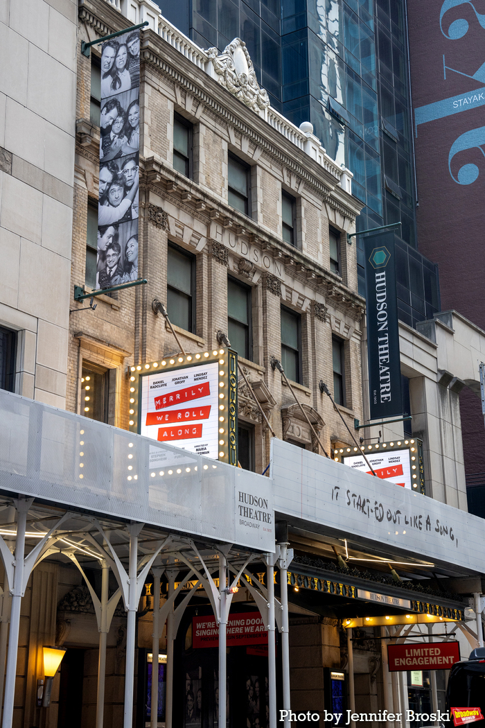 Up on the Marquee: MERRILY WE ROLL ALONG Image