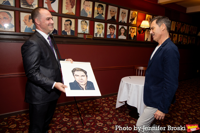 Photos: Eric McCormack Unveils Sardi's Caricature Image