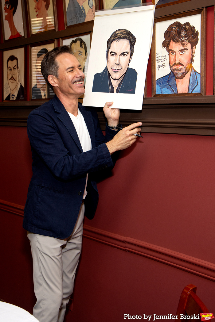 Photos: Eric McCormack Unveils Sardi's Caricature Image