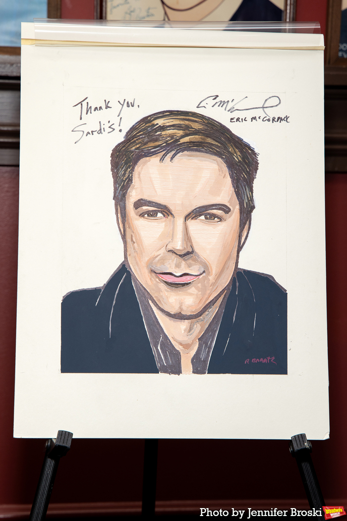Photos: Eric McCormack Unveils Sardi's Caricature Image