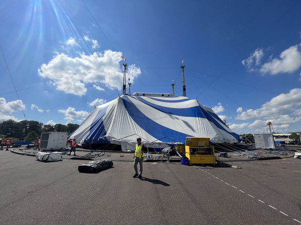 Photos: Cirque Du Soleil BAZZAR Raises Its New Big Top In Montgomery County At The Greater Philadelphia Expo Center 