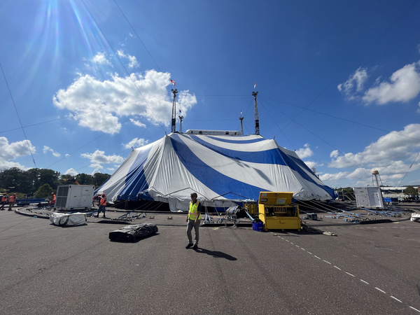 Photos: Cirque Du Soleil BAZZAR Raises Its New Big Top In Montgomery County At The Greater Philadelphia Expo Center Image