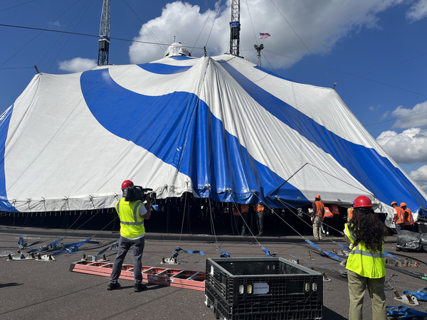 Photos: Cirque Du Soleil BAZZAR Raises Its New Big Top In Montgomery County At The Greater Philadelphia Expo Center Image