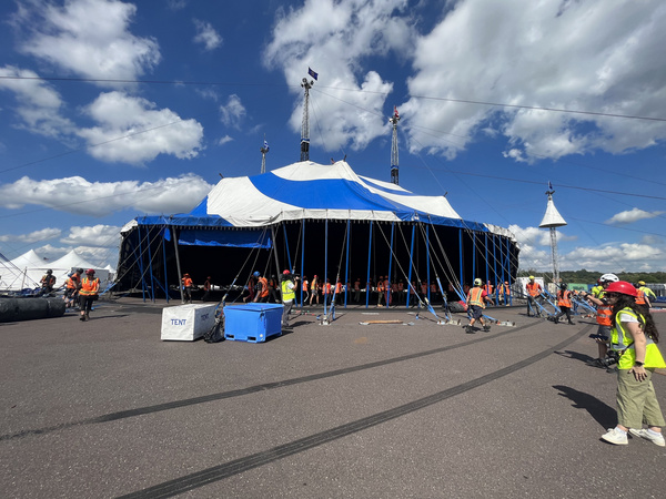 Photos: Cirque Du Soleil BAZZAR Raises Its New Big Top In Montgomery County At The Greater Philadelphia Expo Center 