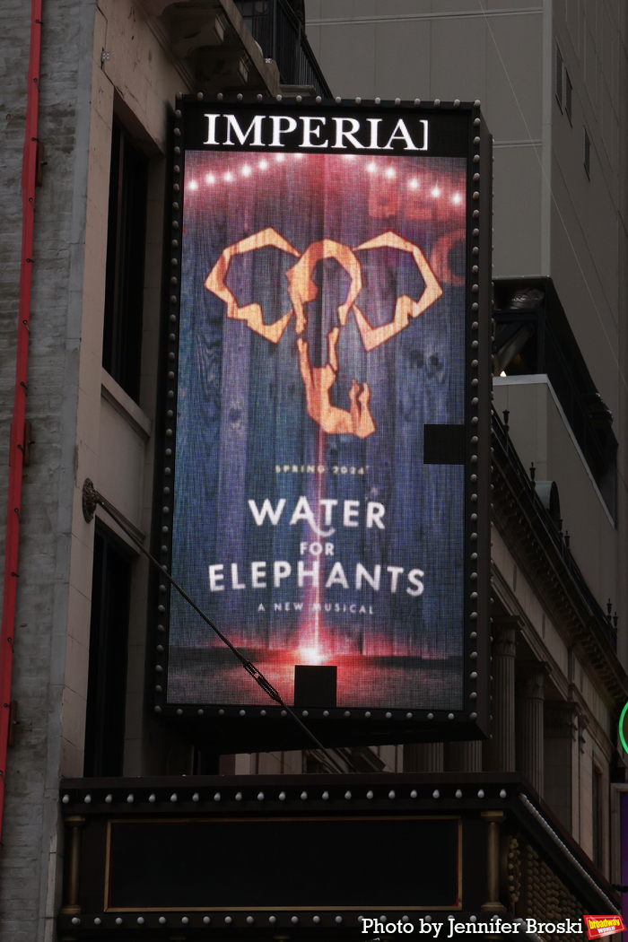 Up on the Marquee: WATER FOR ELEPHANTS Image
