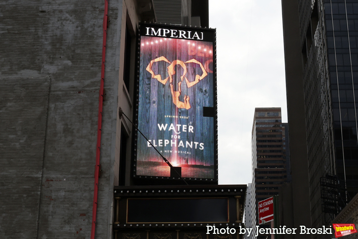 Up on the Marquee: WATER FOR ELEPHANTS Image