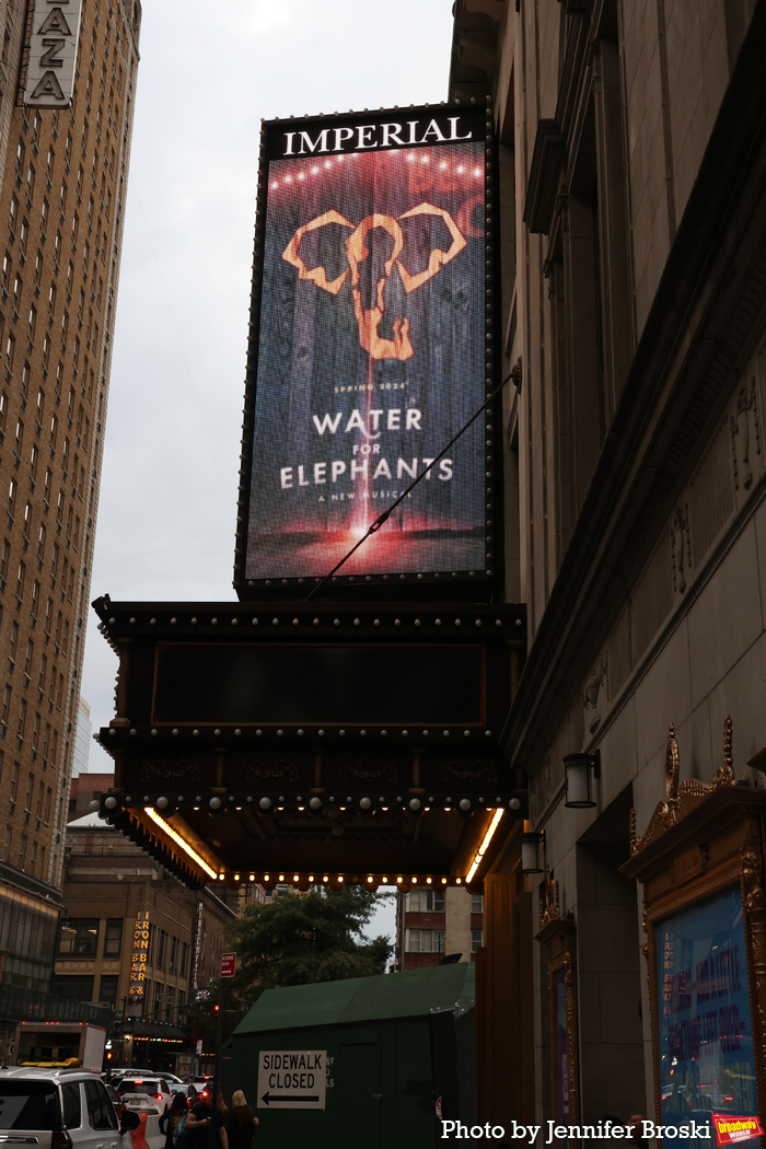 Up on the Marquee: WATER FOR ELEPHANTS Image