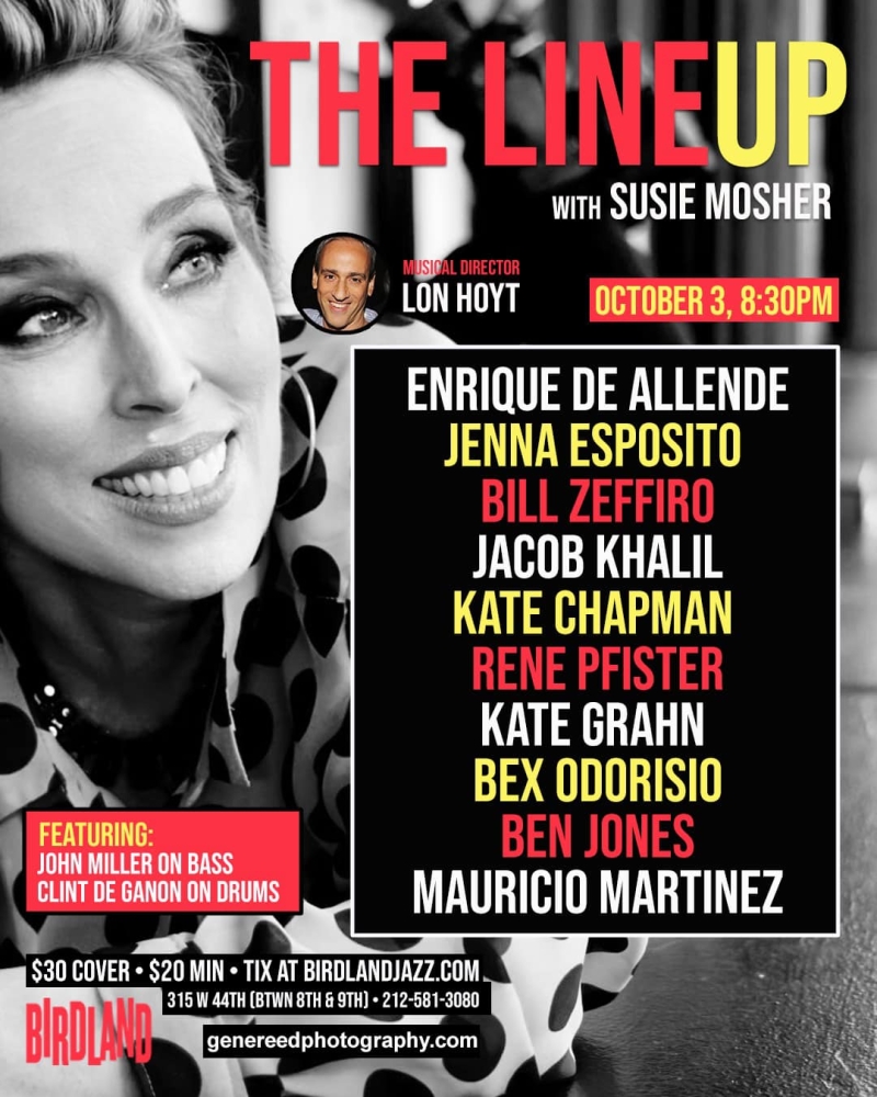 Photos: September 26th THE LINEUP WITH SUSIE MOSHER Features Birdland's Own Jen Brett Image