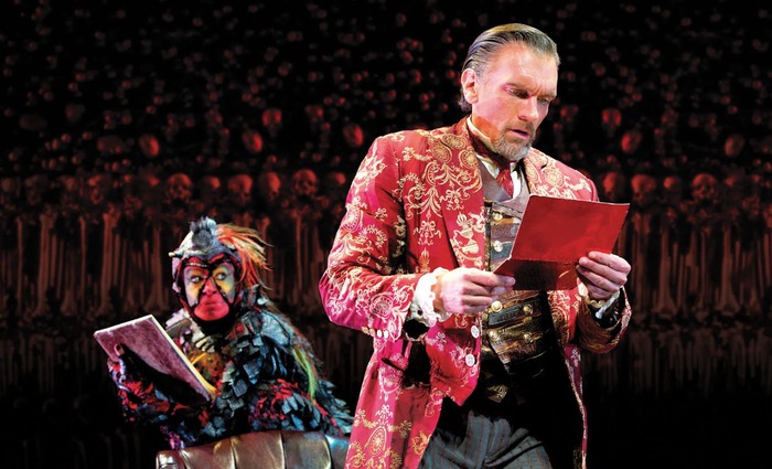 Brent Harris & Shiloh Goodin in The Screwtape Letters. Photo courtesy of the producti Photo