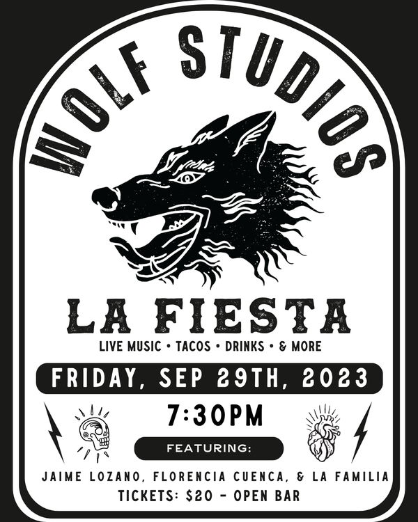 WOLF STUDIOS PRESENTS LA FIESTA - A LIVE ARTIST SHOWCASE FEATURING JAIME LOZANO & LA FAMILIA 