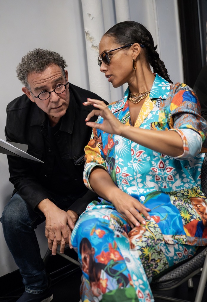 Director Michael Greif and composer Alicia Keys  Photo