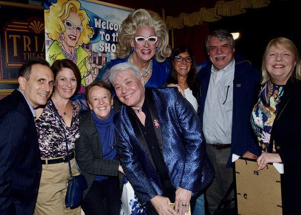 Doris dear with Broadway producers and Richard Skipper Photo