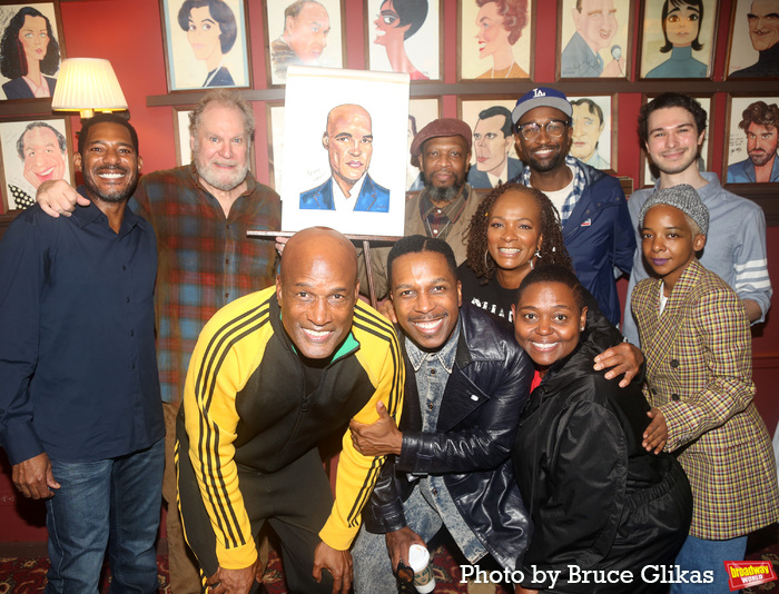 Kenny Leon with The Cast of 