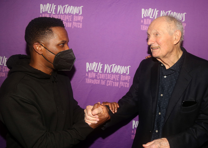 Photos: Original PURLIE VICTORIOUS Cast Member Alan Alda Visits Broadway Revival Cast Image