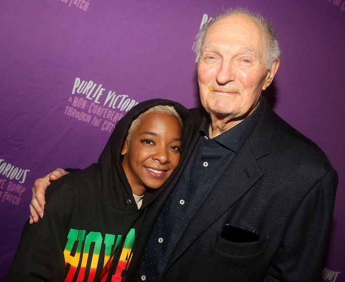 Photos: Original PURLIE VICTORIOUS Cast Member Alan Alda Visits Broadway Revival Cast Image