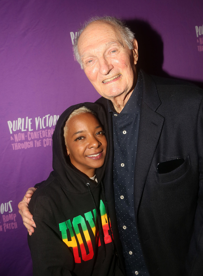Photos: Original PURLIE VICTORIOUS Cast Member Alan Alda Visits Broadway Revival Cast Image
