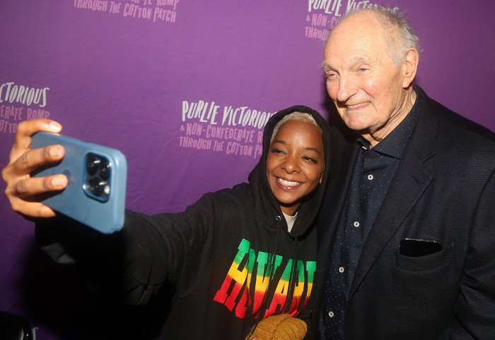 Photos: Original PURLIE VICTORIOUS Cast Member Alan Alda Visits Broadway Revival Cast Image