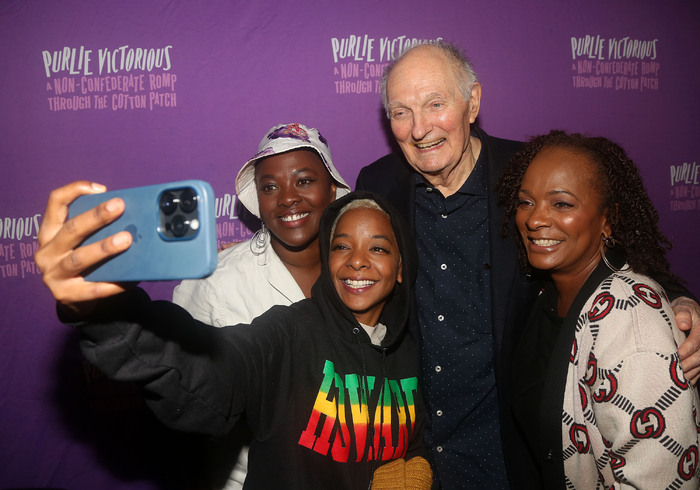 Photos: Original PURLIE VICTORIOUS Cast Member Alan Alda Visits Broadway Revival Cast Image