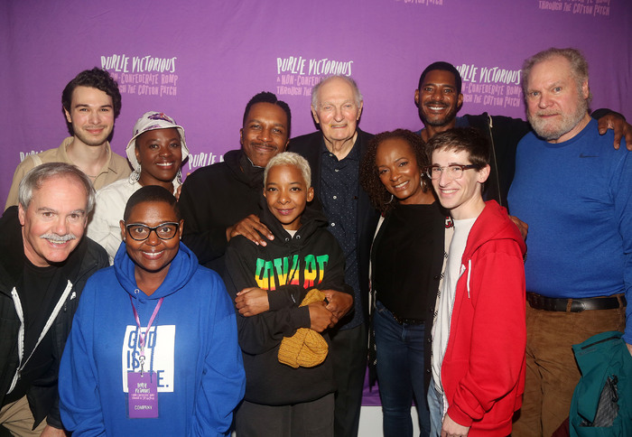 Photos: Original PURLIE VICTORIOUS Cast Member Alan Alda Visits Broadway Revival Cast Image