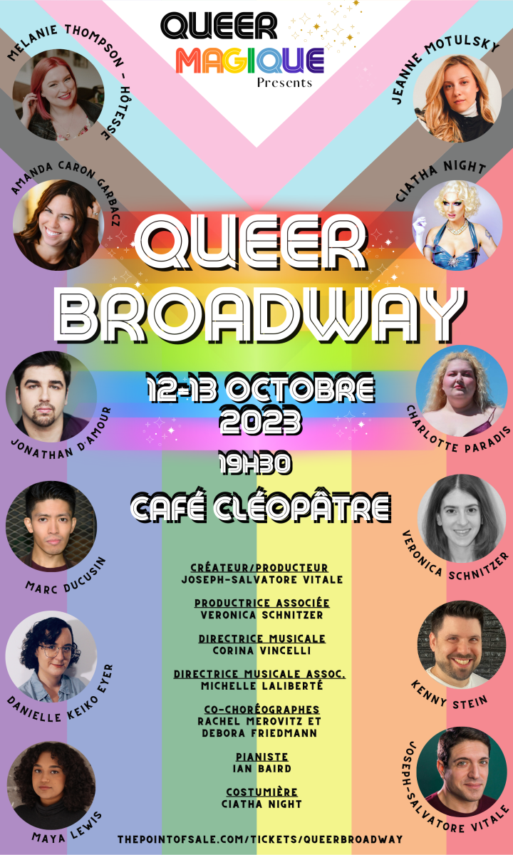 Previews: QUEER MAGIQUE PRESENTS QUEER BROADWAY! 10/12-13 at Café Cléopatra 