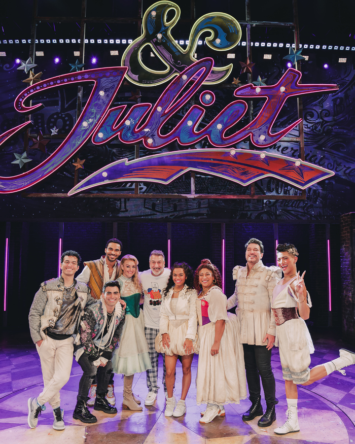 Joey Fatone visits & Juliet on Broadway  Photo