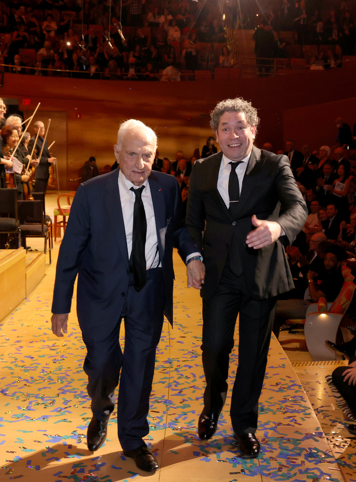 Frank Gehry and Gustavo Dudamel

 Photo
