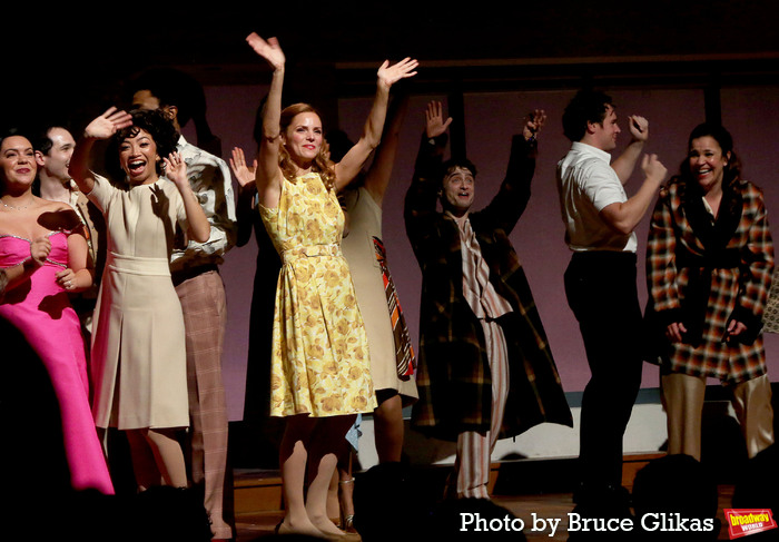 Katie Rose Clarke, Daniel Radcliffe, Jonathan Groff,  Lindsay Mendez and The Cast of  Photo