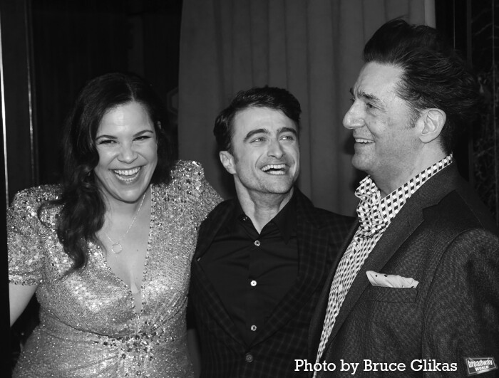 Lindsay Mendez, Daniel Radcliffe and Reg Rogers Photo