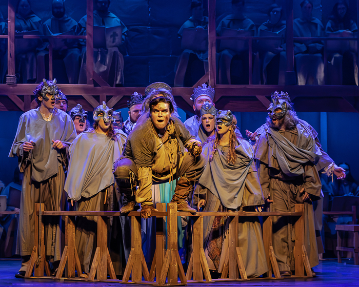 Zach Love and the Company of The Hunchback of Notre Dame Photo