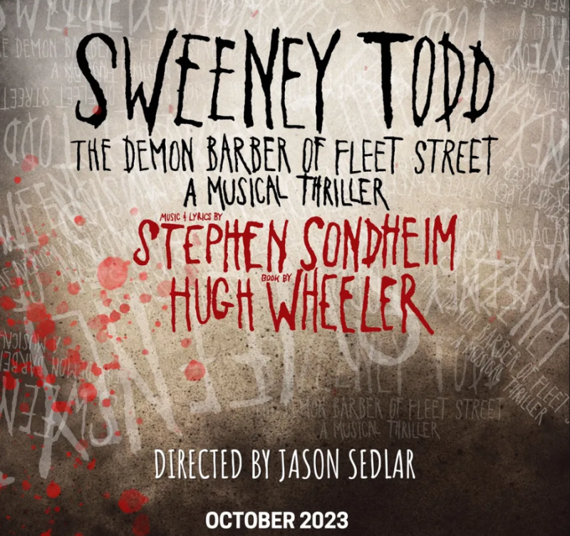 Promotional poster for Sweeney Todd
