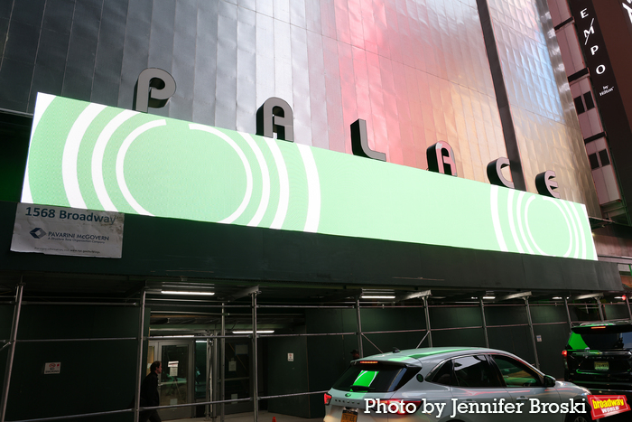 Photos: Catch a Glimpse of the Marquee for the Renovated Palace Theatre Image
