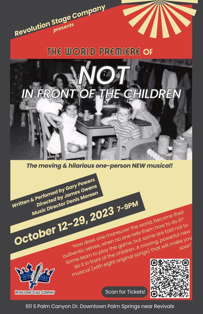 Review: NOT IN FRONT OF THE CHILDREN at Revolution Stage Company 