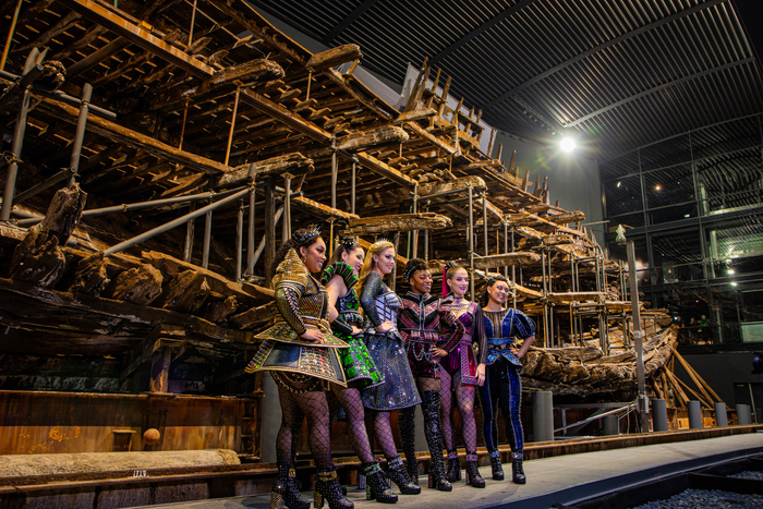 Photos: The Cast of SIX Pose With Henry VIII's Favourite Warship Image