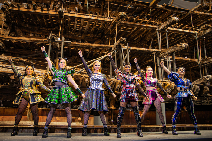 Photos: The Cast of SIX Pose With Henry VIII's Favourite Warship Image
