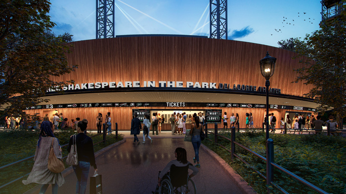 Photos: Public Theater Breaks Ground for Revitalized Delacorte Theater Image