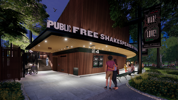 Photos: Public Theater Breaks Ground for Revitalized Delacorte Theater Image