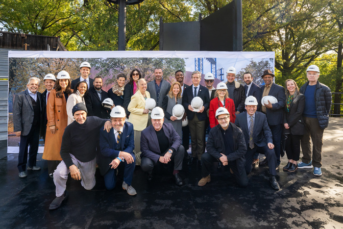 Photos: Public Theater Breaks Ground for Revitalized Delacorte Theater Image