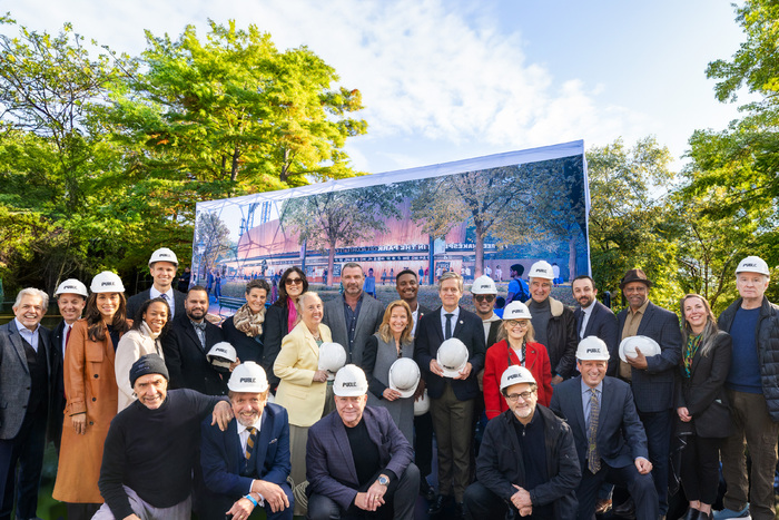 Photos: Public Theater Breaks Ground for Revitalized Delacorte Theater Image