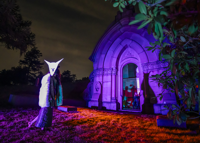 Review: Death Of Classical Presents A Spectacular NIGHTFALL: DANSE MACABRE Inside Of Green-Wood Cemetary Image