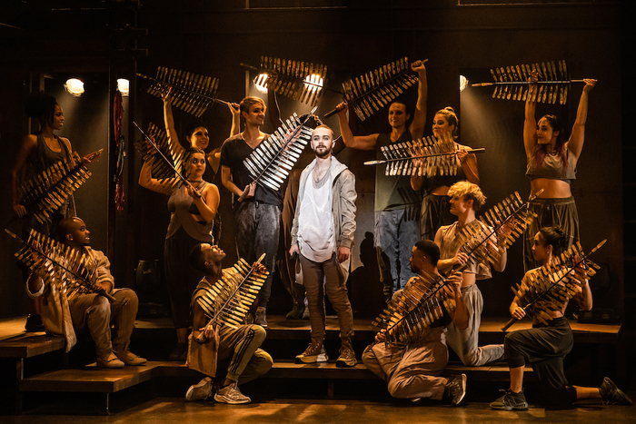 Jack Hopewell and company in Jesus Christ Superstar. Photo by Evan Zimmerman for Murp Photo