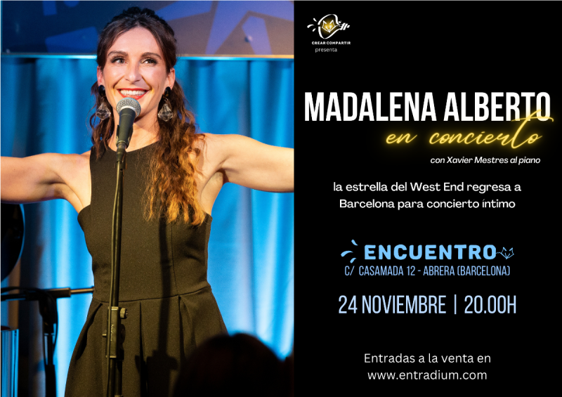 MADALENA ALBERTO ofrece un concierto en Barcelona 