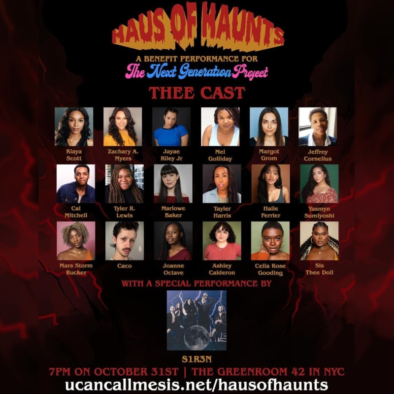 SIS & More to Star in HAUS OF HAUNTS at The Green Room 42 