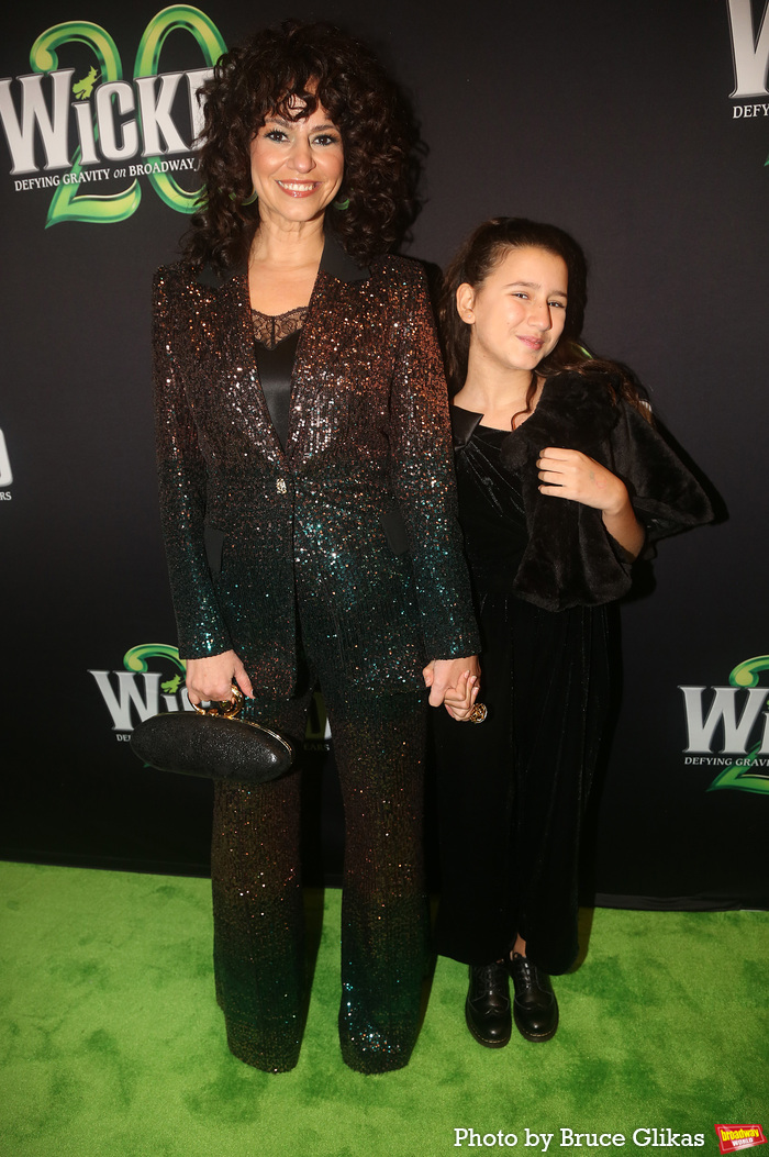 Mandy Gonzalez and daughter Maribelle Melini Photo
