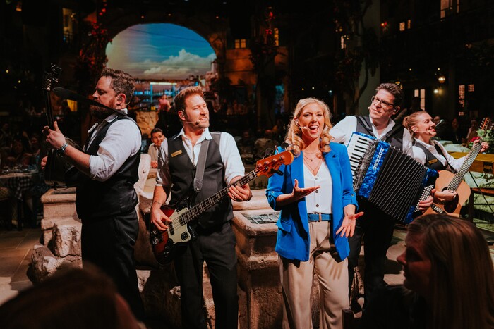 Photos & Video: See New Images & Trailer for MAMMA MIA! THE PARTY - Now Extended to June 2025 Image