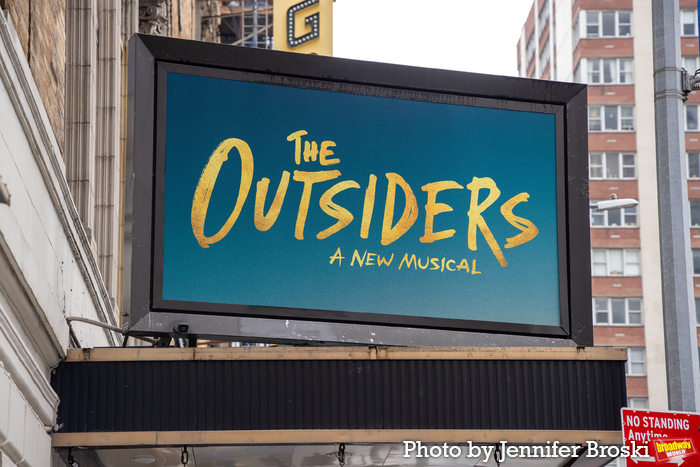Up on the Marquee: THE OUTSIDERS Image